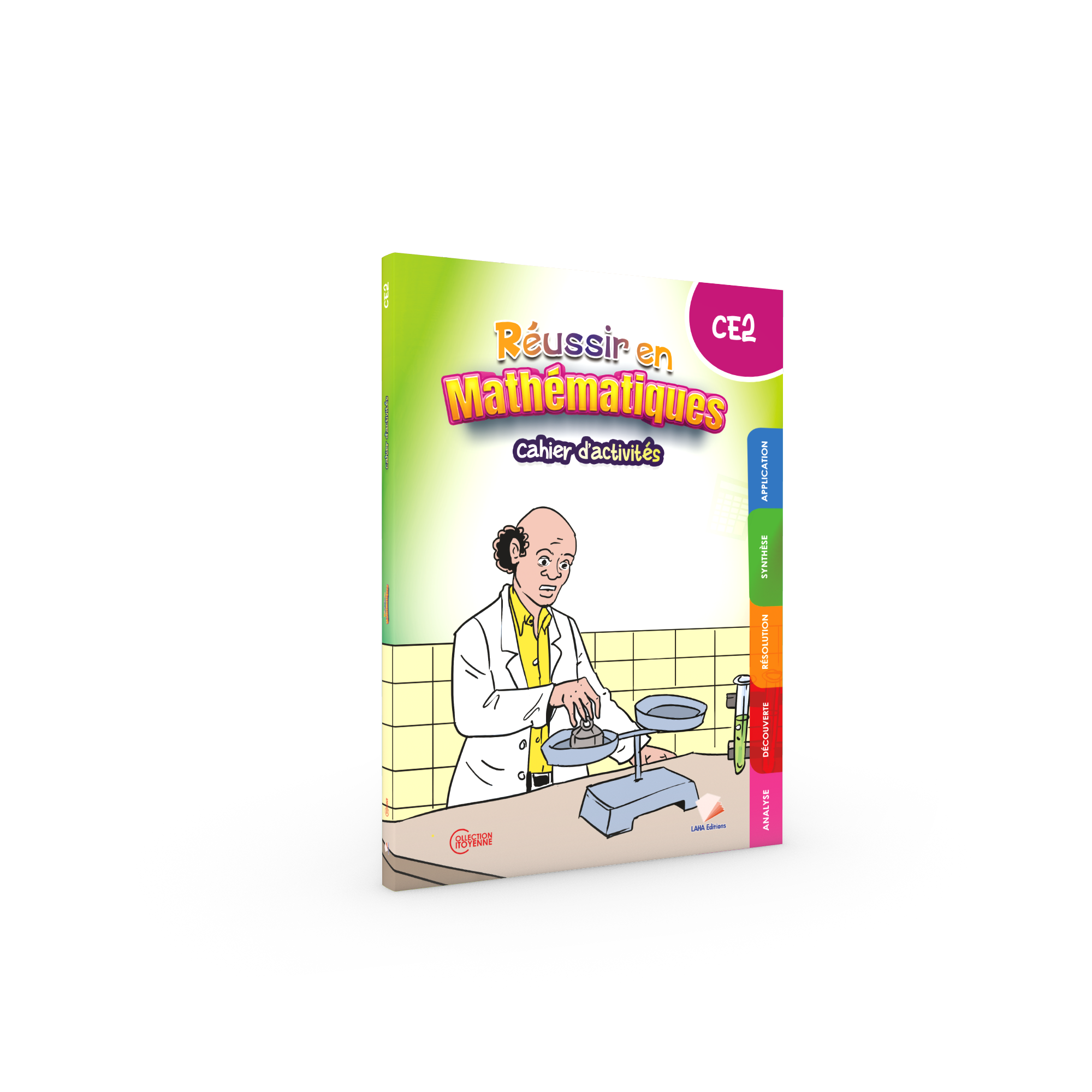 Couverture de Réussir en mathématiques - CE2 ( cahier d’activités)