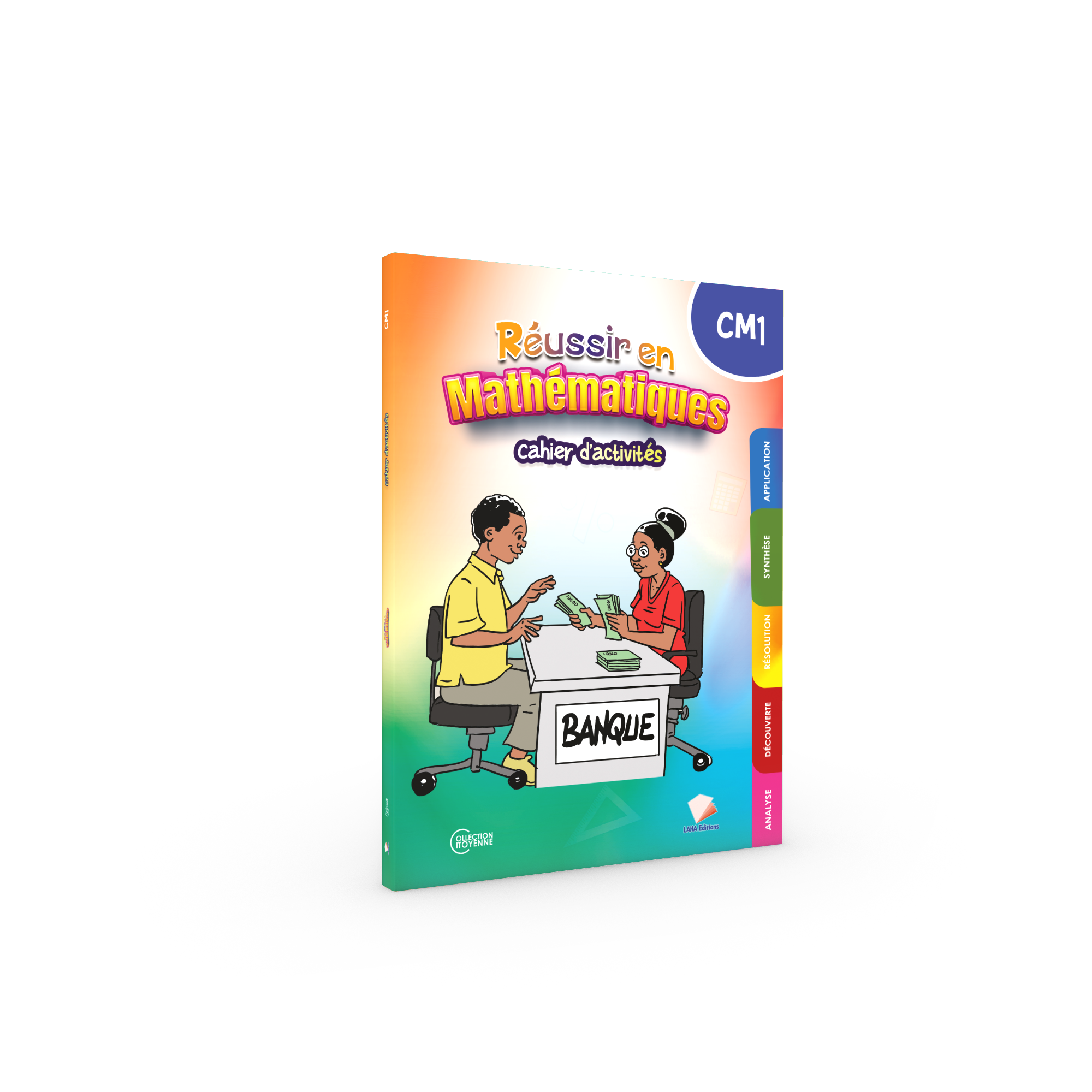 Couverture de Réussir en mathématiques - CM1 ( cahier d’activités)