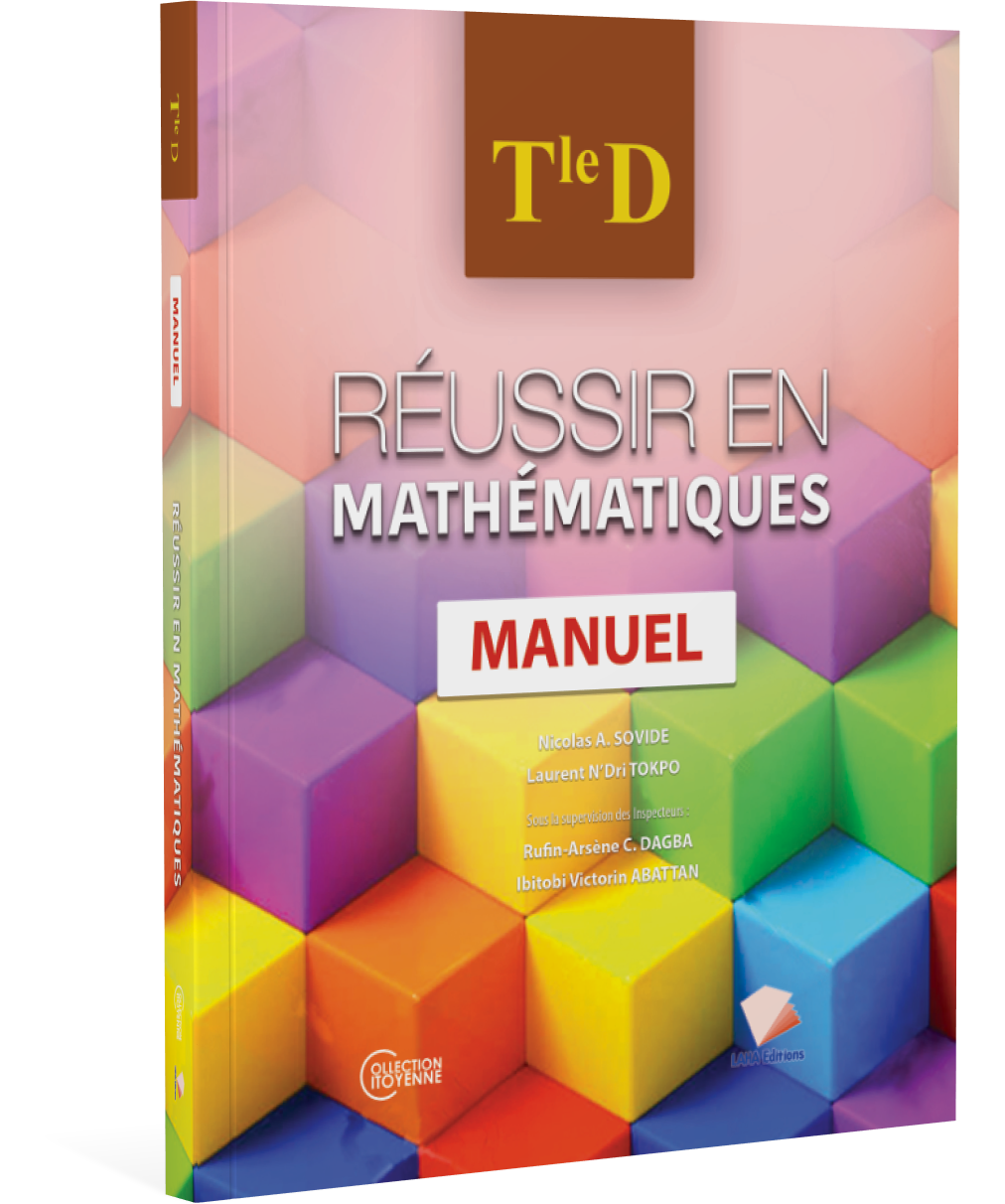 Couverture de Réussir en Mathématiques - Tle D (Manuel)