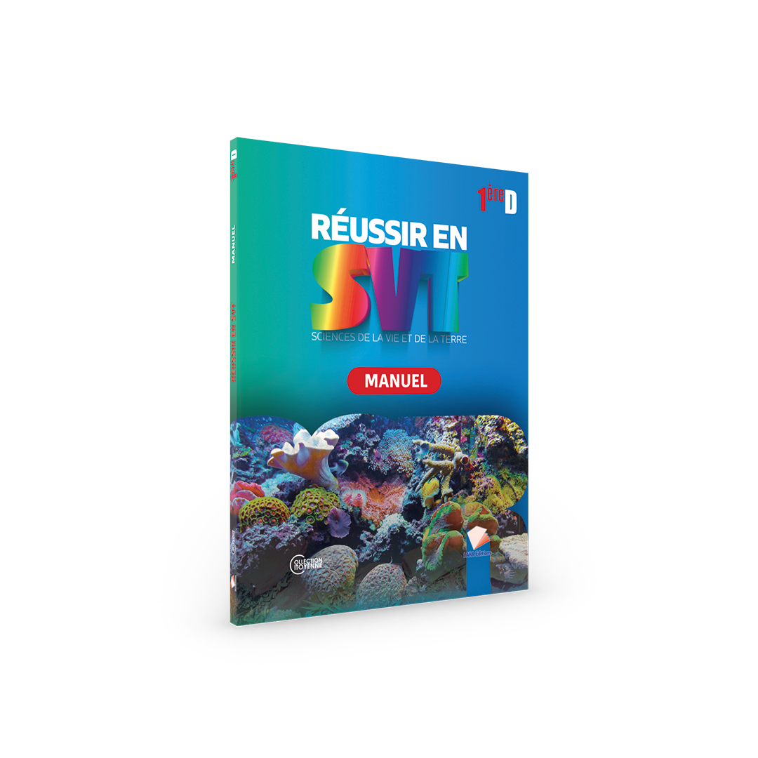 Couverture de Réussir en SVT - 1ère D (Manuel)