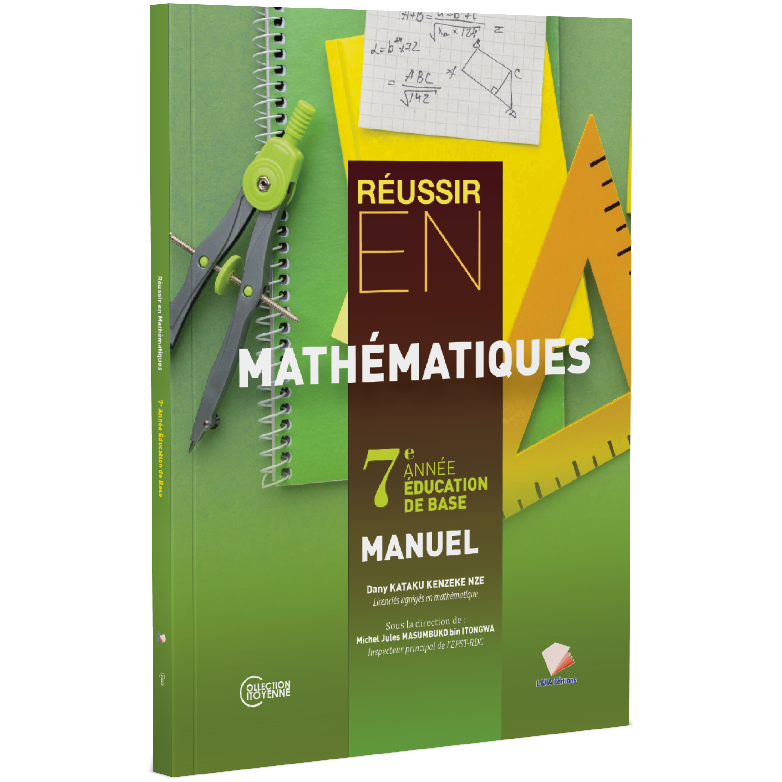 Couverture de Réussir en Mathématiques - 7ème Année EB (Manuel)