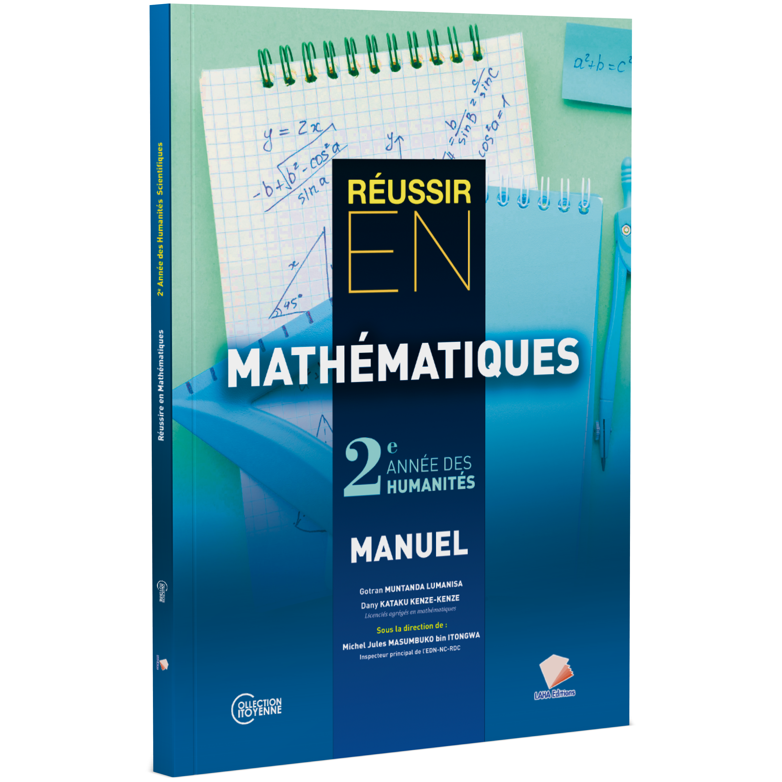 Couverture de Réussir en Mathématiques - 2ème Année Hum (Manuel)