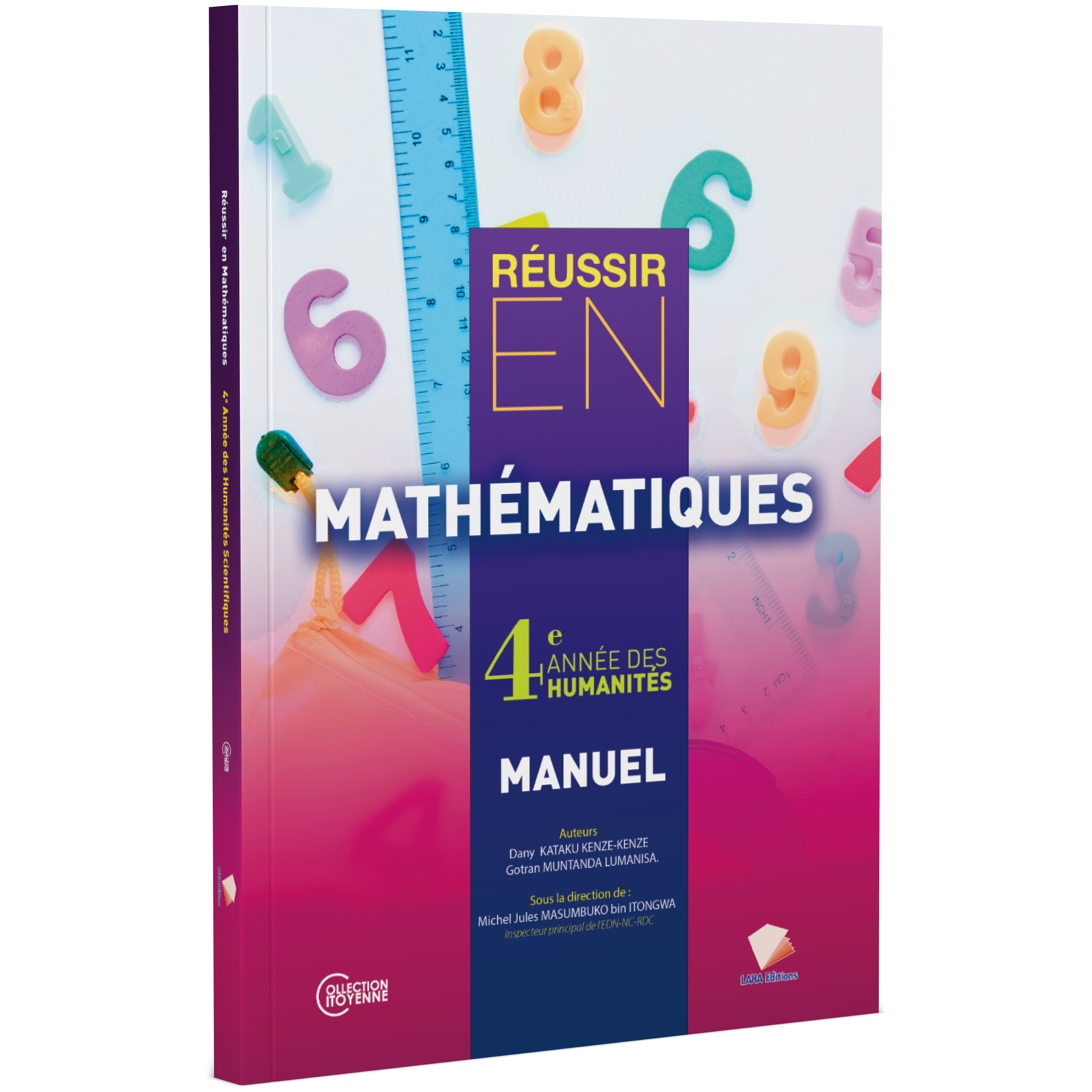 Couverture de Réussir en Mathématiques - 4ème Année Hum (Manuel)