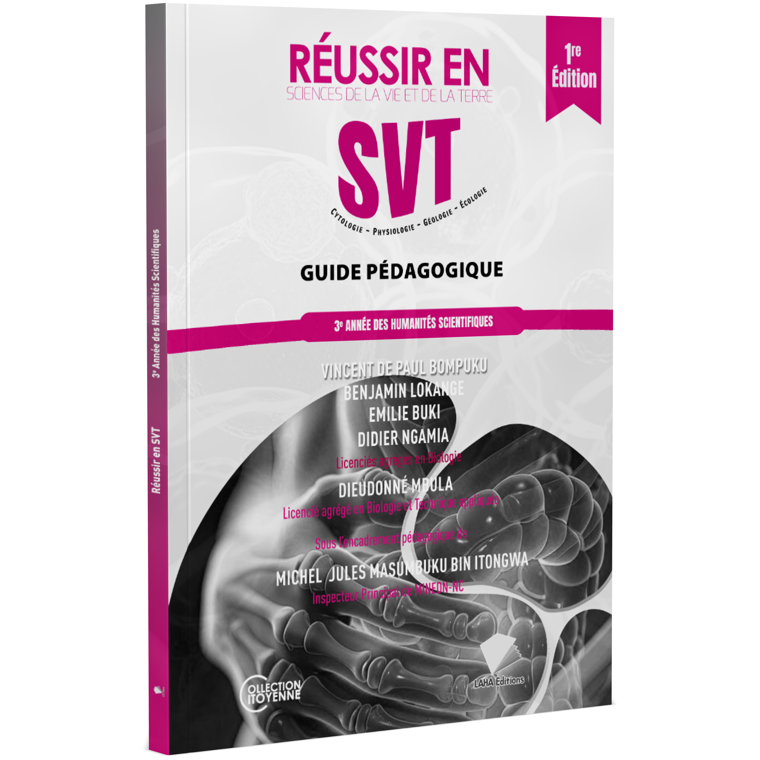 Couverture de Réussir en SVT - 3ème Année Hum (Guide pédagogique)