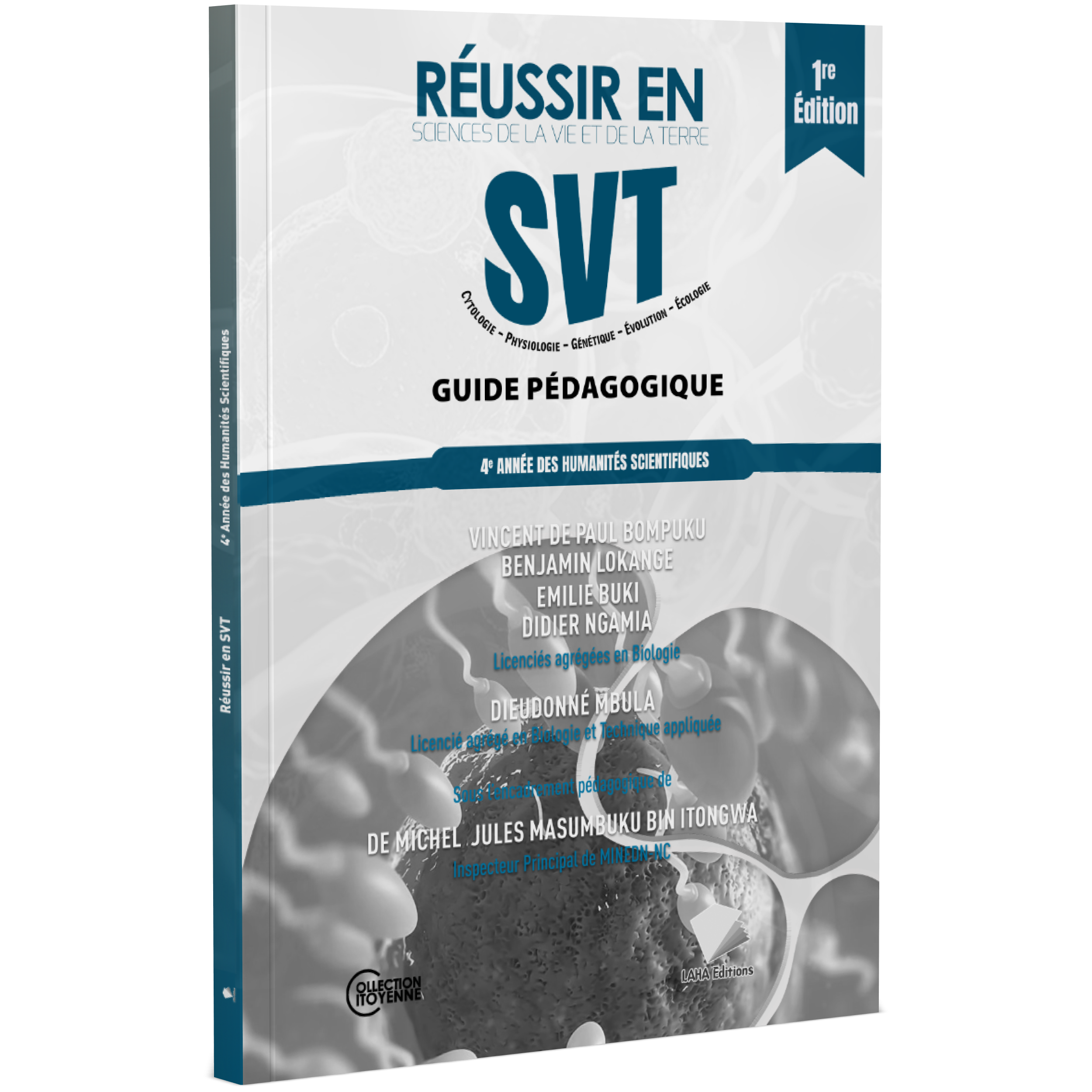 Couverture de Réussir en SVT - 4ème Année Hum (Guide pédagogique)