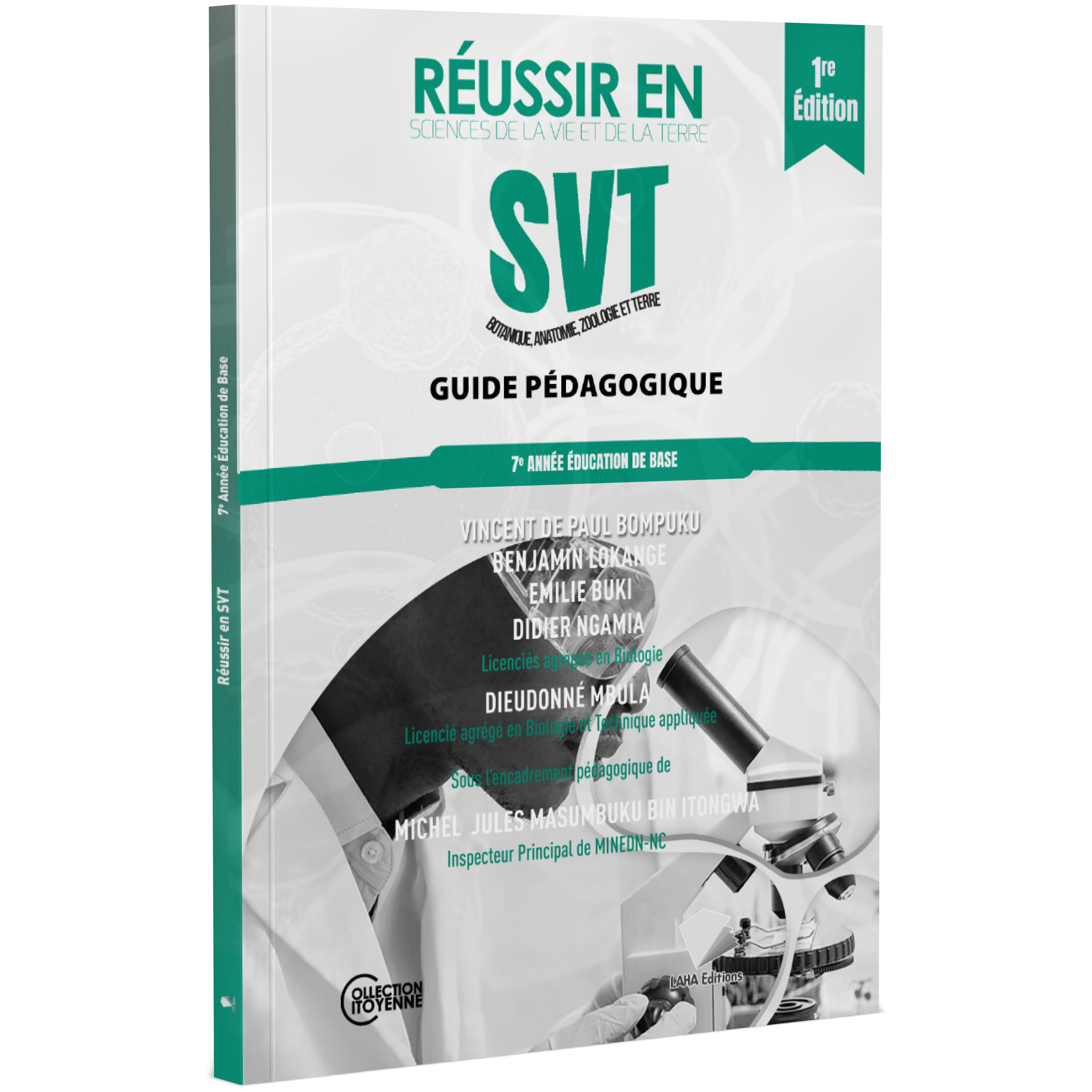 Couverture de Réussir en SVT - 7ème Année EB (Guide pédagogique)