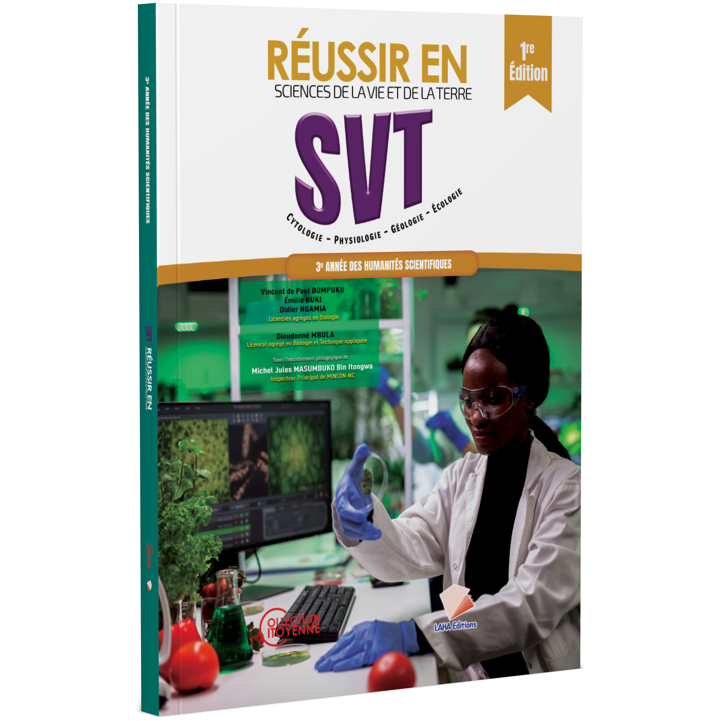 Couverture de Réussir en SVT - 3ème Année Hum (Manuel)