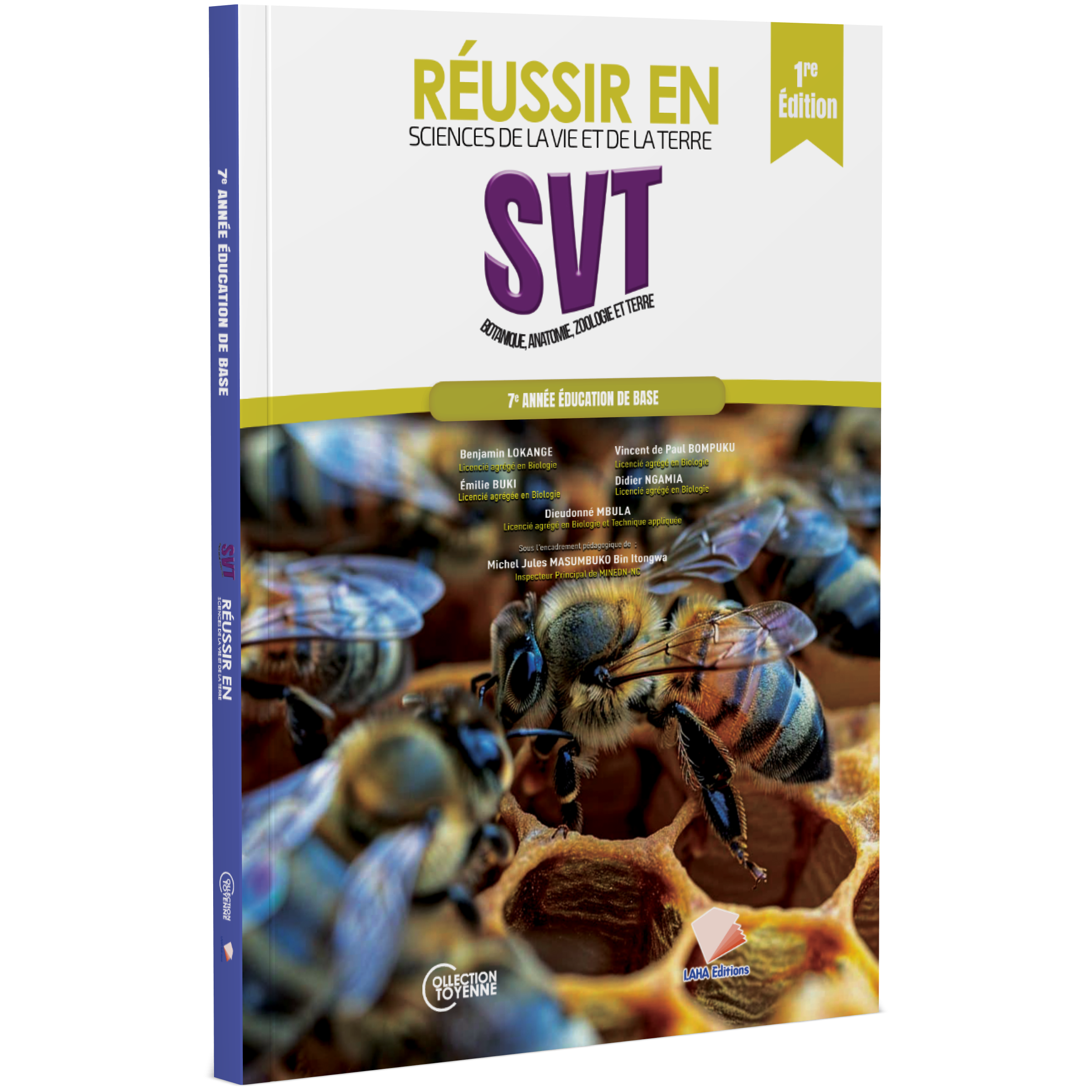 Couverture de Réussir en SVT - 7ème Année EB (Manuel)