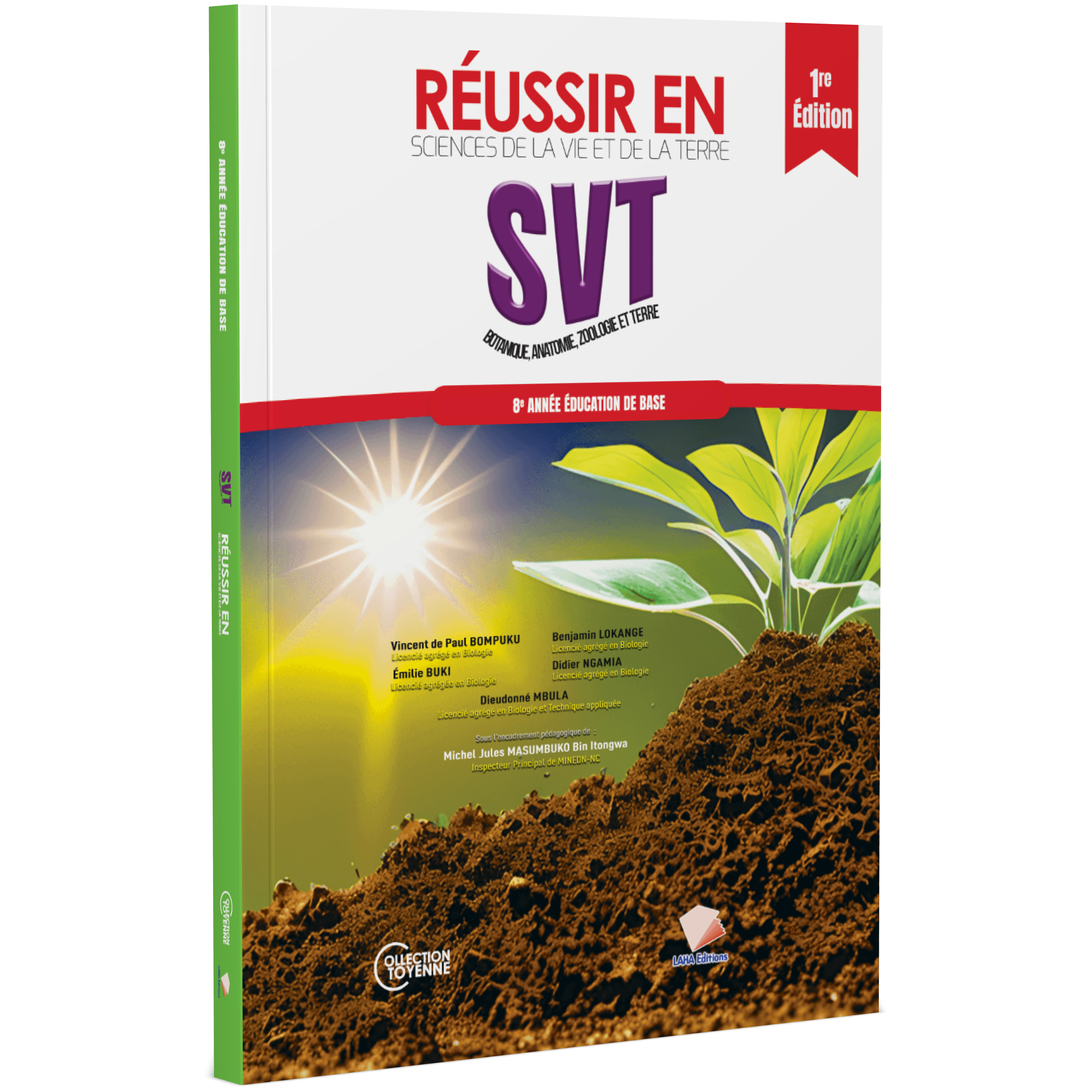 Couverture de Réussir en SVT - 8ème Année EB (Manuel)