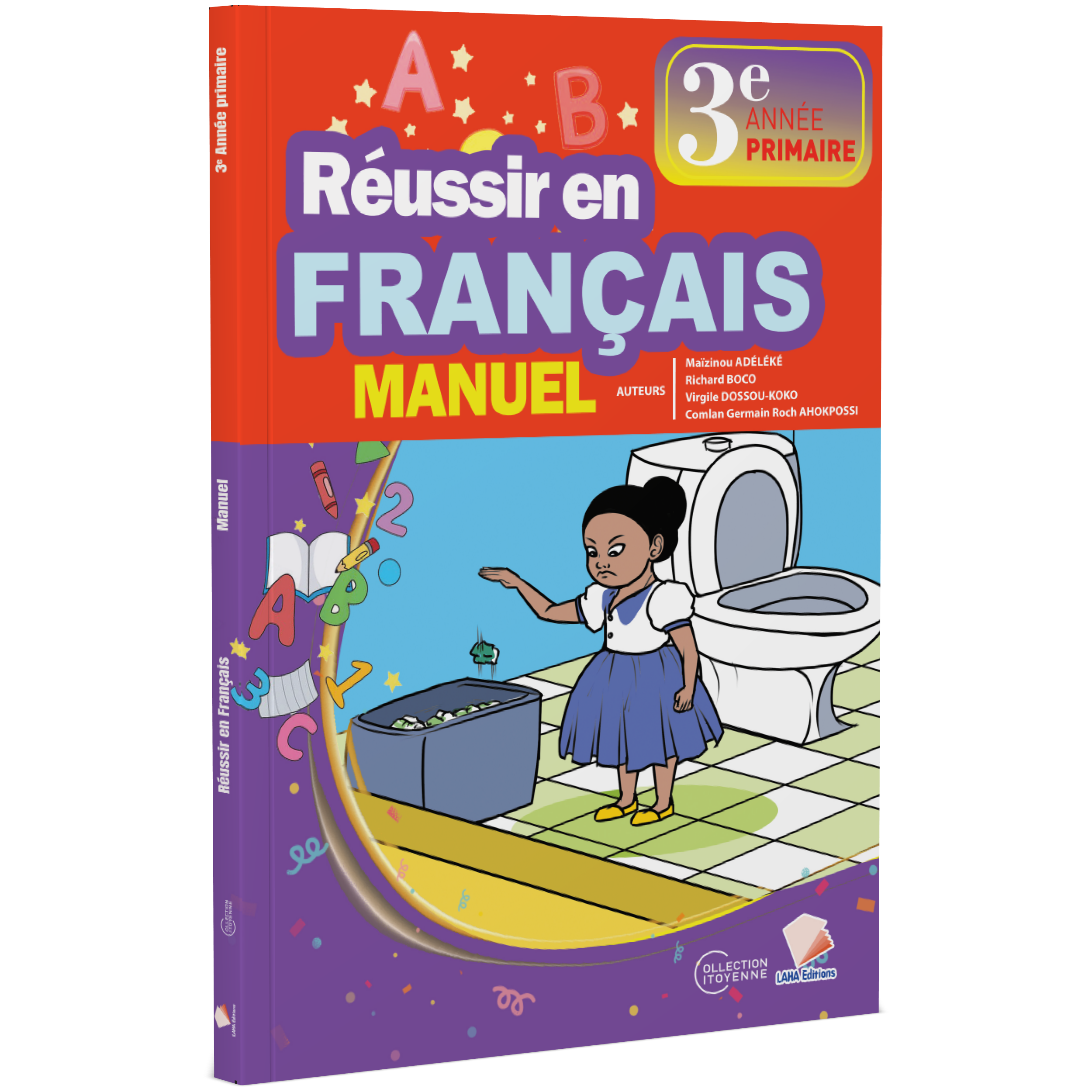 Couverture de Réussir en Français - 3ème Primaire (Manuel)