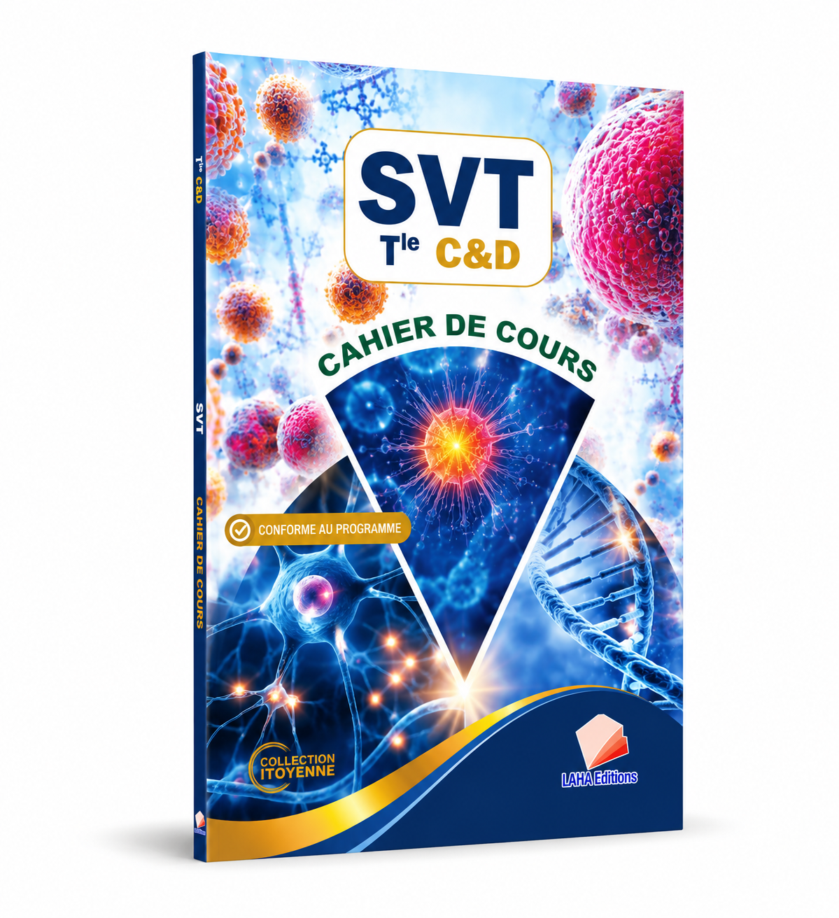 Couverture de SVT Cahier de Cours Tle CD